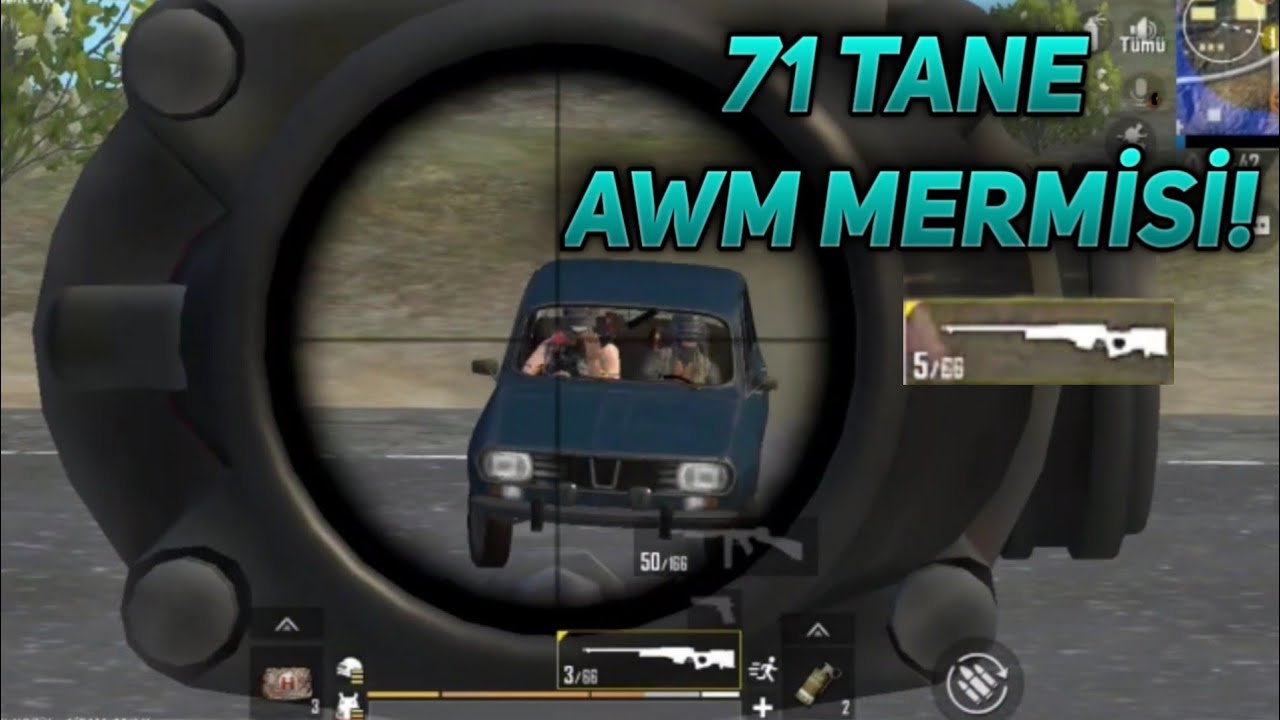 71 TANE AWM MERMİSİ BULDUM 😯 PUBG MOBİLE Lite