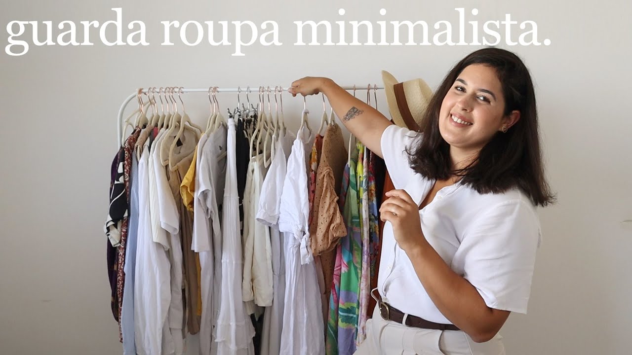 apenas 30 peças de roupa: tour pelo guarda roupa minimalista