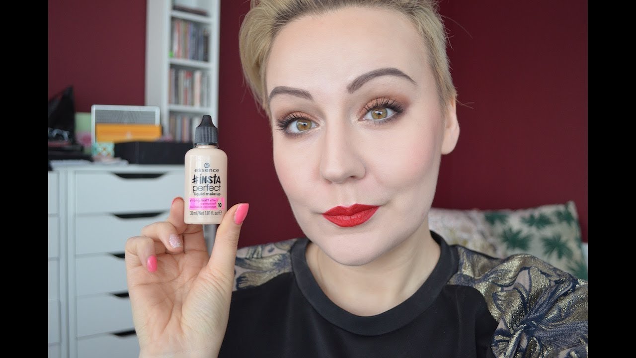 Demo: Essence Cosmetics Insta Perfect Liquid Makeup | 10 Cool Porcelain