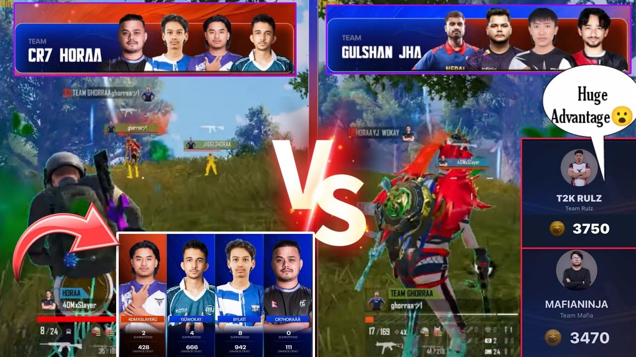 CR7HORAA vs Gushan JHA | Coin Advantage Explain? | Killer Spray🥵 | PMSC Final Circle Cr7horaa Match