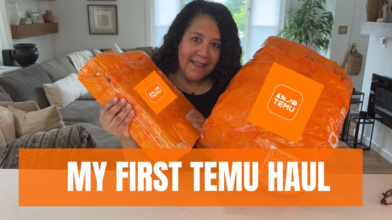 MY FIRST TEMU HAUL/UNBOX WITH ME! /SEE WHAT I GOT AND HOW I USE IT!