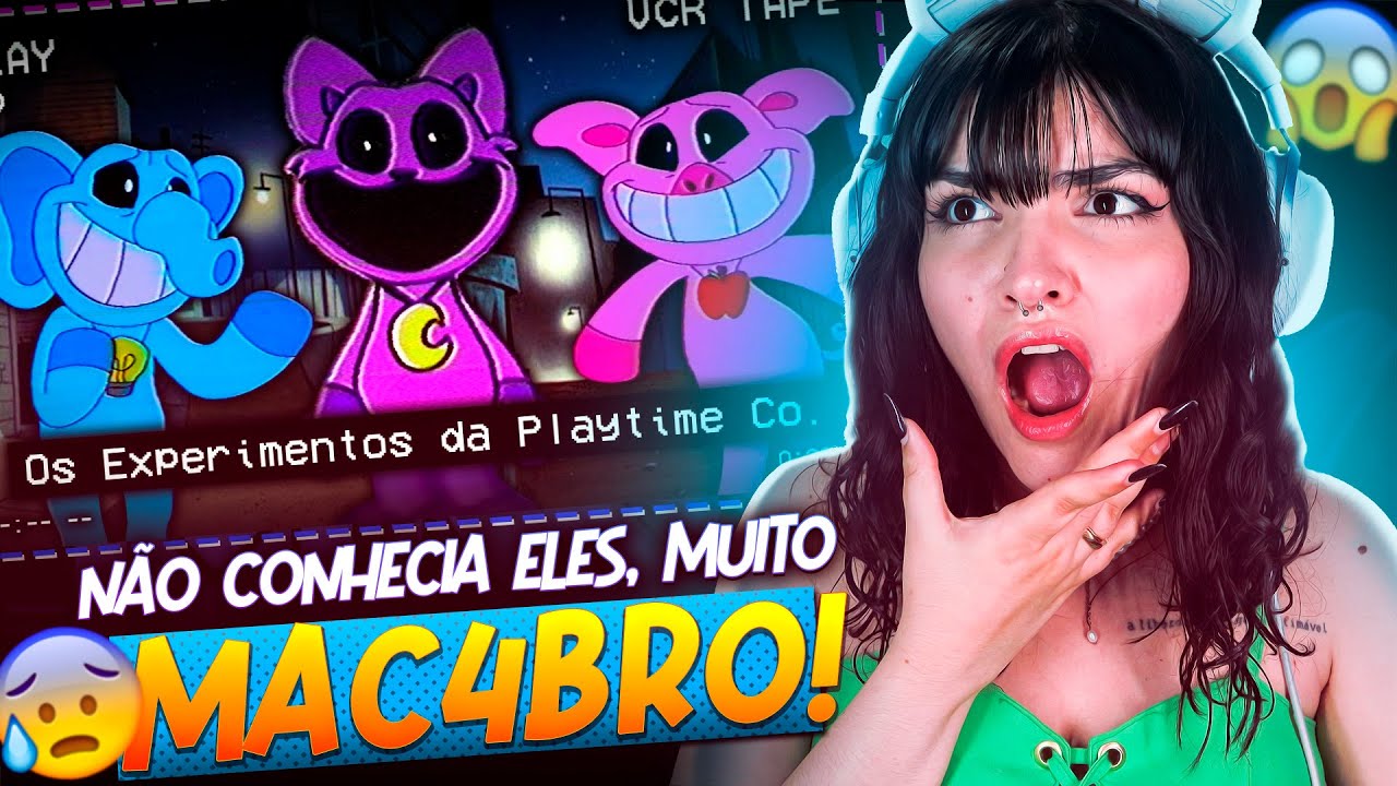 FIQUEI HORRORIZADA!!😱 - SMILING CRITTERS: OS EXPERIMENTOS DA PLAYTIME COMPANY