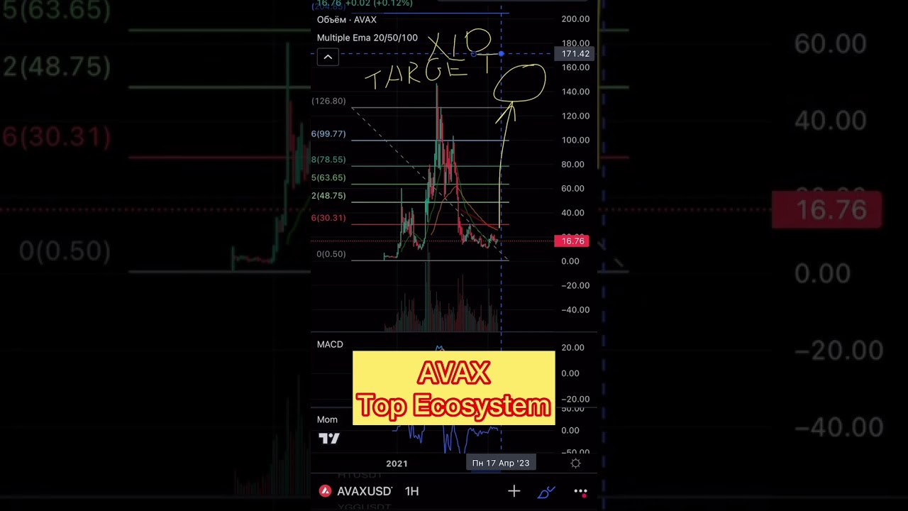 AVAXUSDT перспектива Avalanche на 2025 #avax #btc #crypto #биткоин #web3