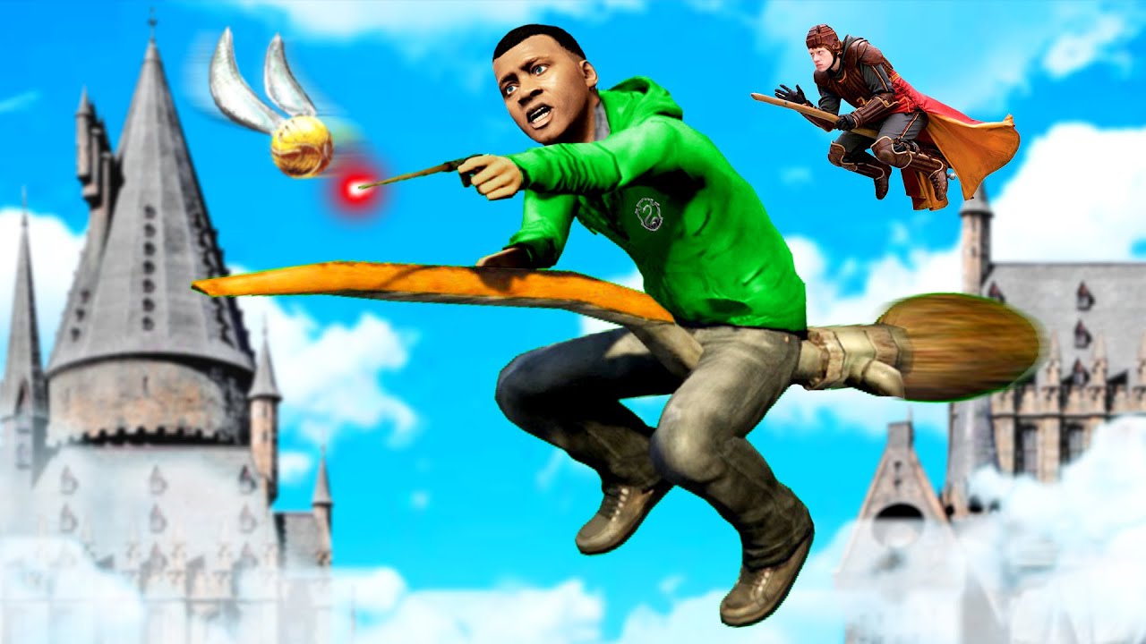 GTA 5 - WIR gehen nach HOGWARTS!!