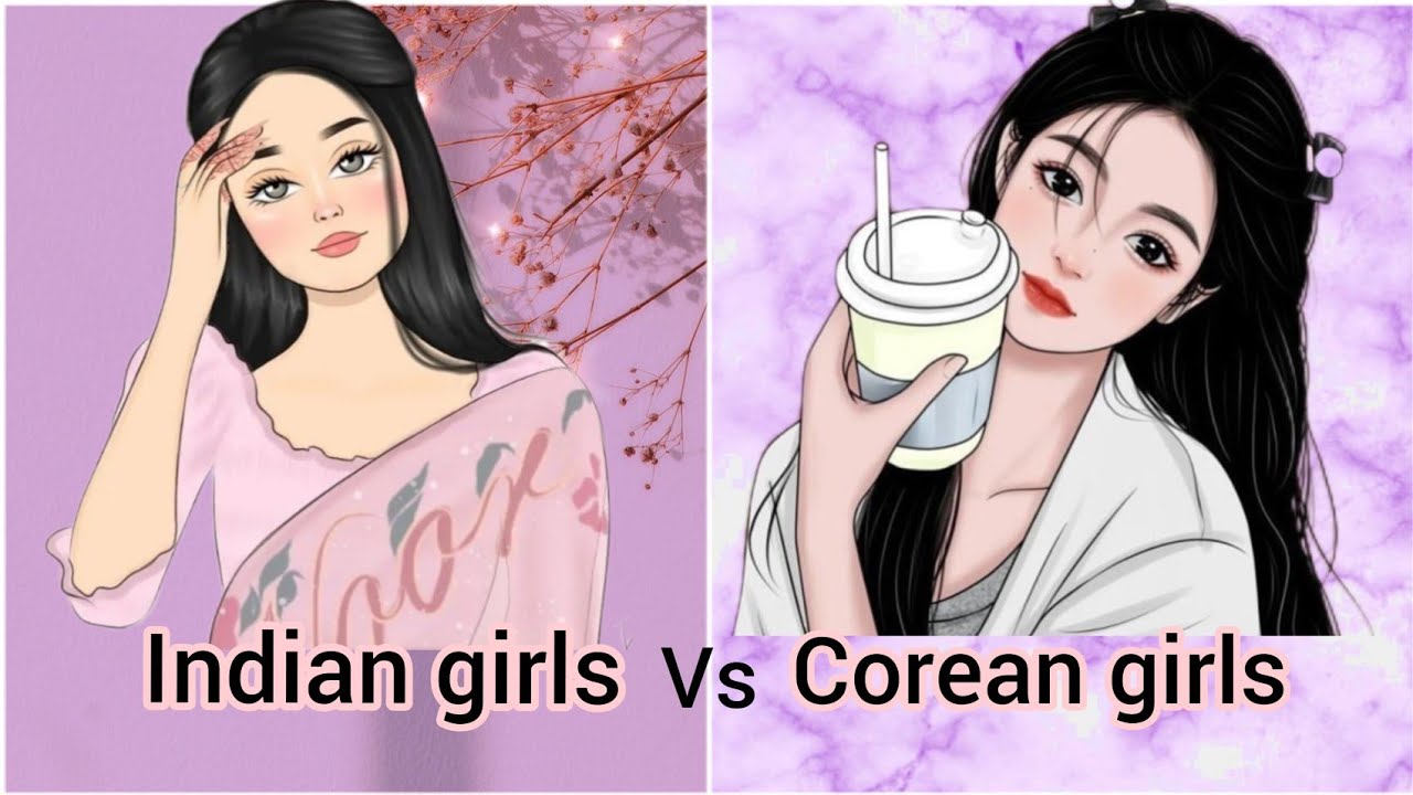 Indian girls vs Korean girls  | 💅🤳👩‍❤️‍👨🛋️👗👠💍 more ..... #dstar