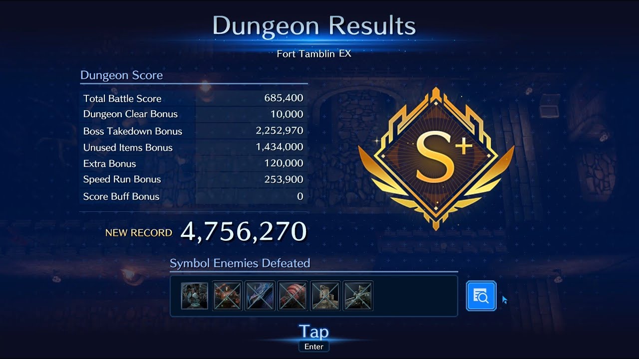 FF7EC Dungeon Ranking - Fort Tamblin (Cloud, Matt, OG Sephiroth)