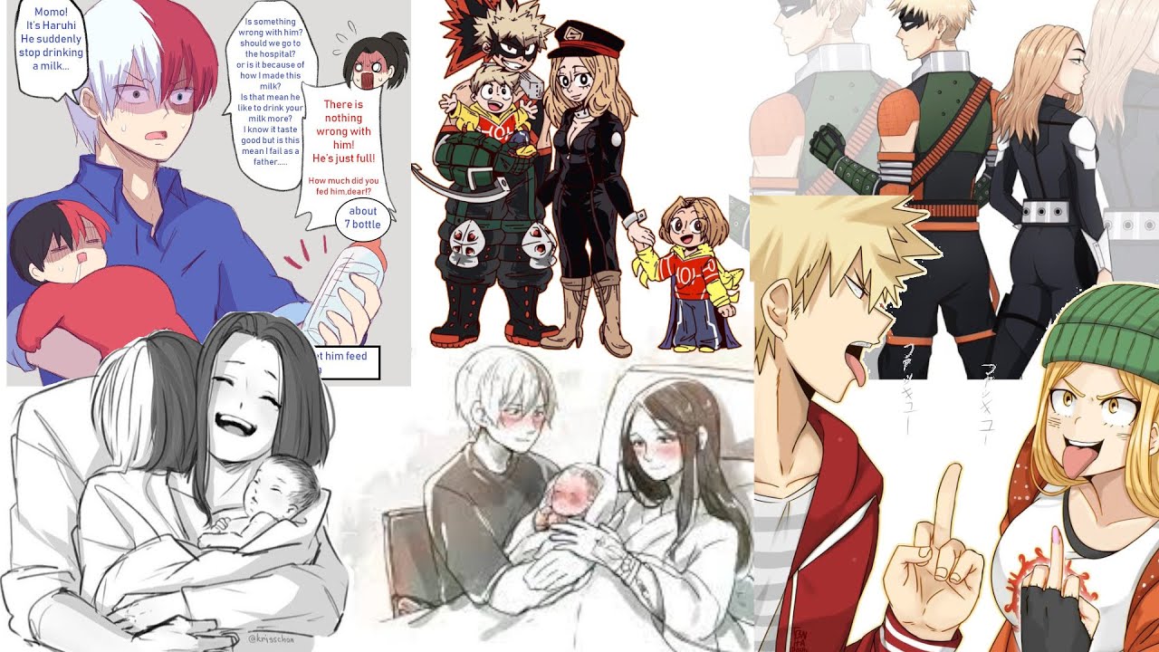 MHA texts: Ochaco has a Surprise for 1-A Part 5: TodoMomo and BakuCamie Big day!! [Read Description]
