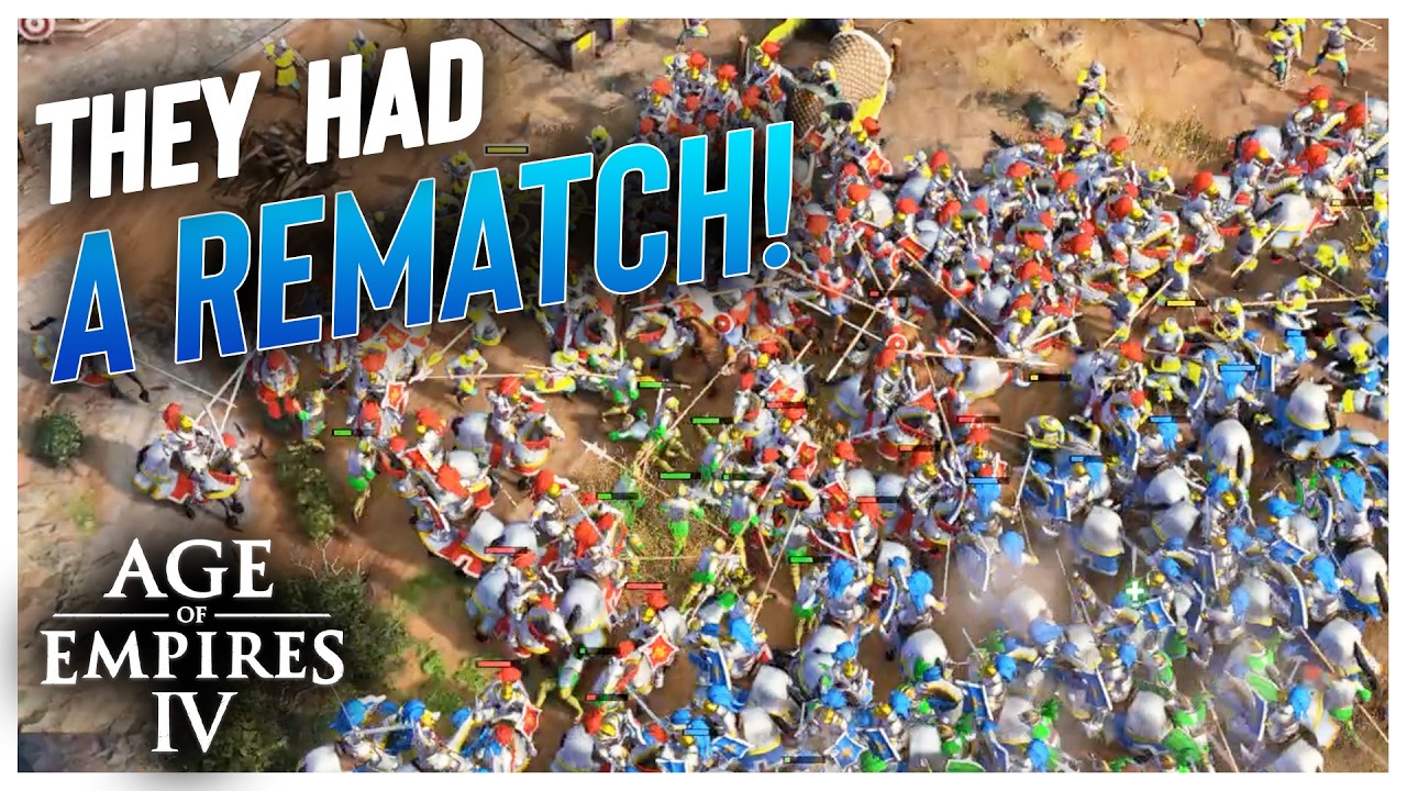 They got us for a Rematch and it was an INSANE battle! AoE4