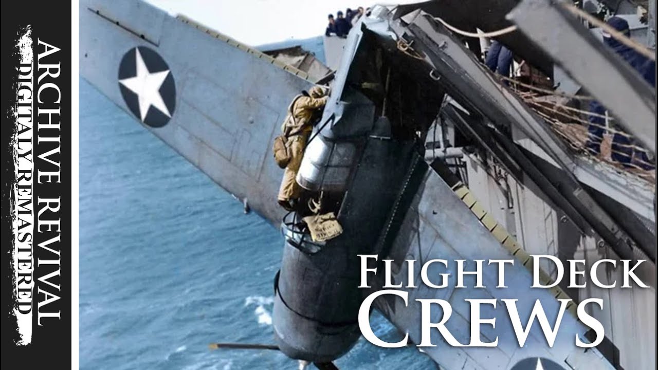 Flight Deck Crews | (1943) USN Carrier Operations