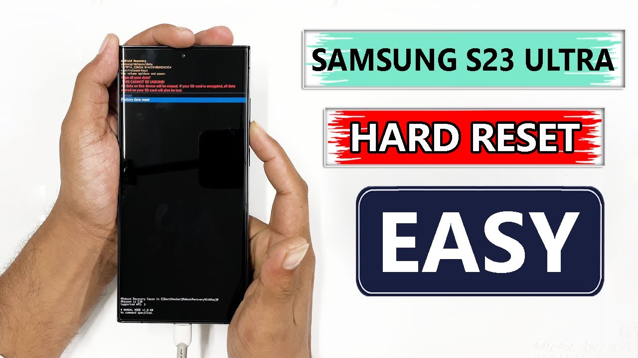 How To Hard Reset Samsung S23 Ultra✅ Factory Reset S23 Ultra✅ Galaxy S23 Ultra Hard Reset✅ 100% OK✅