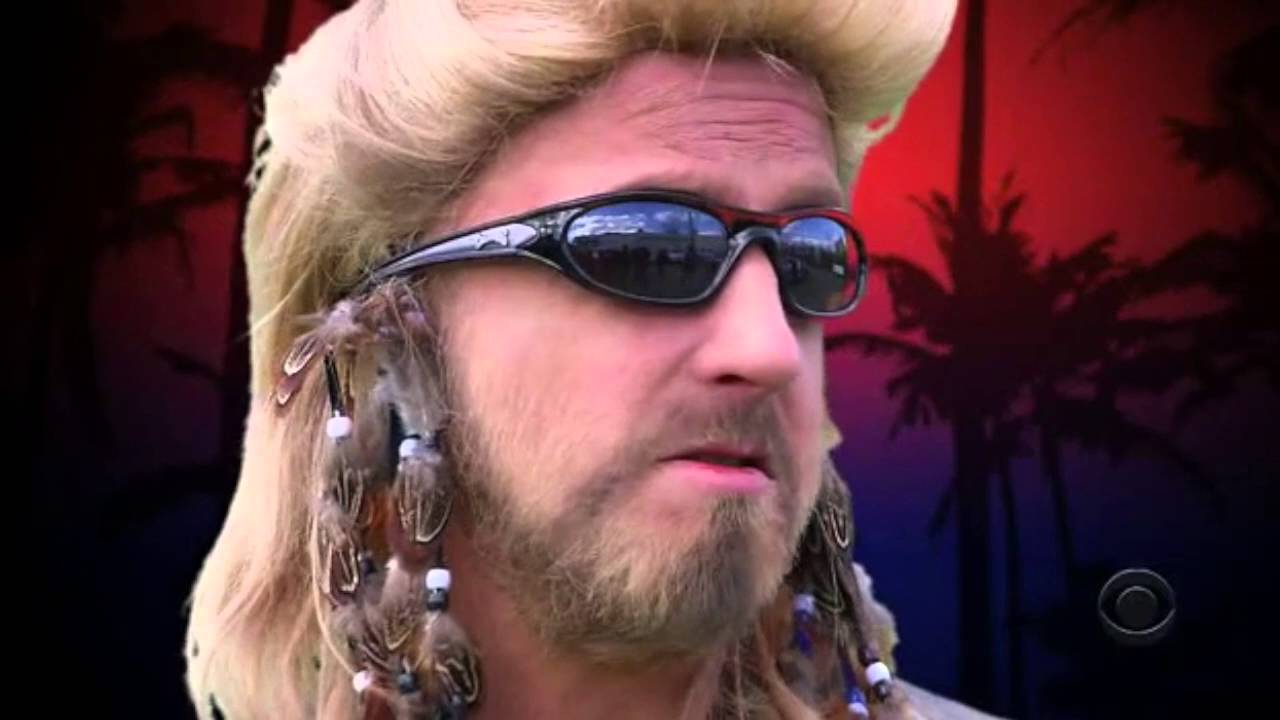 Gerard Mulligan and Chris Elliott as bounty hunters on Letterman