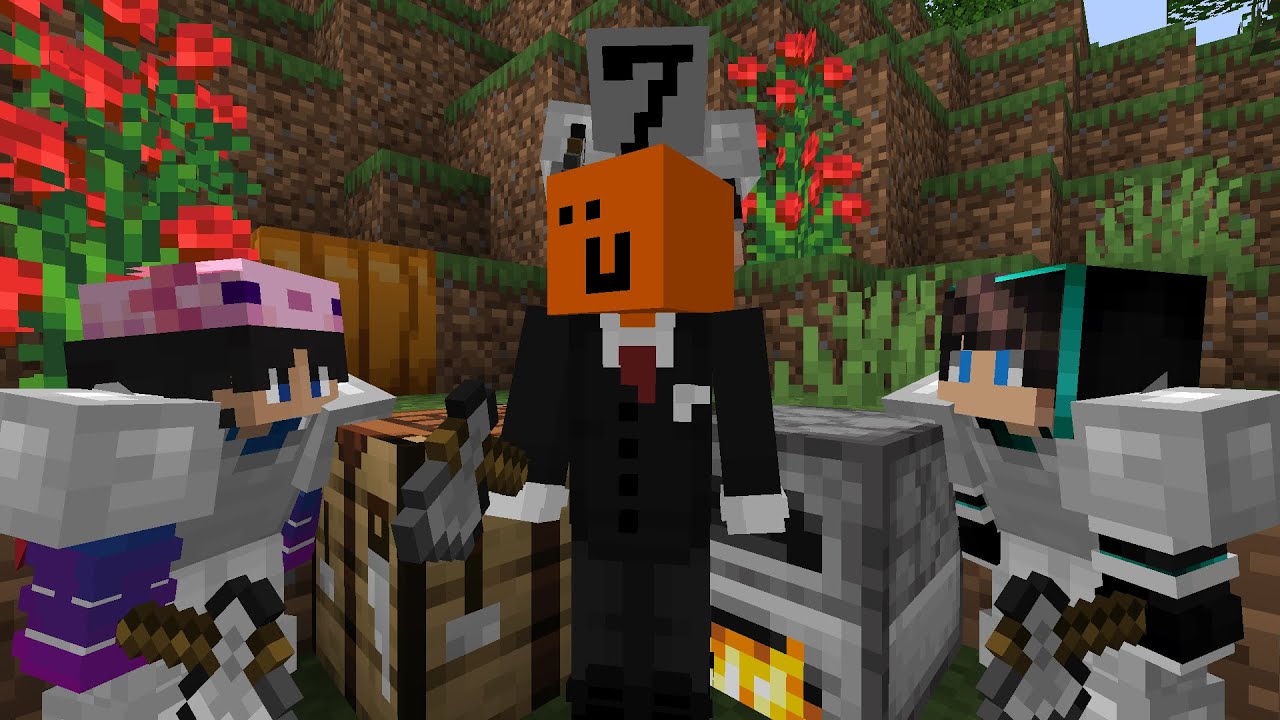 Minecraft Speedrunner VS 3 Hunters REMATCH
