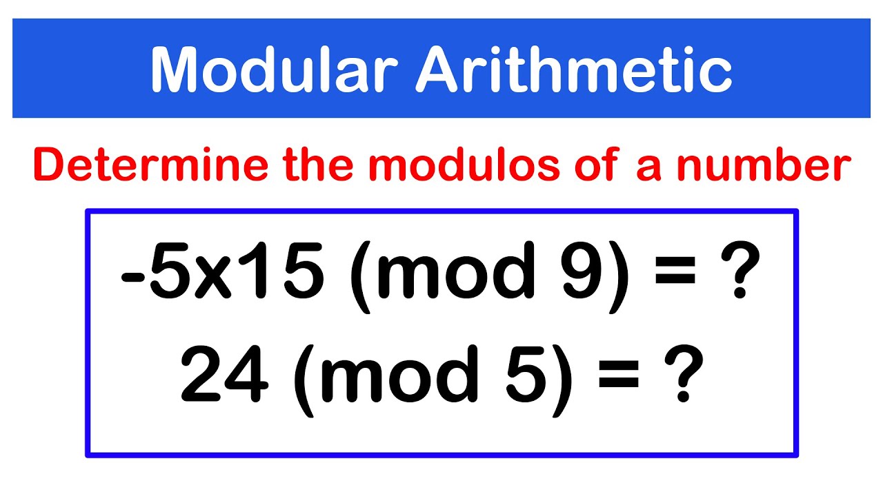 Introduction to Modulo Arithmetic With Solved Examples | SHS 2 CORE MATH