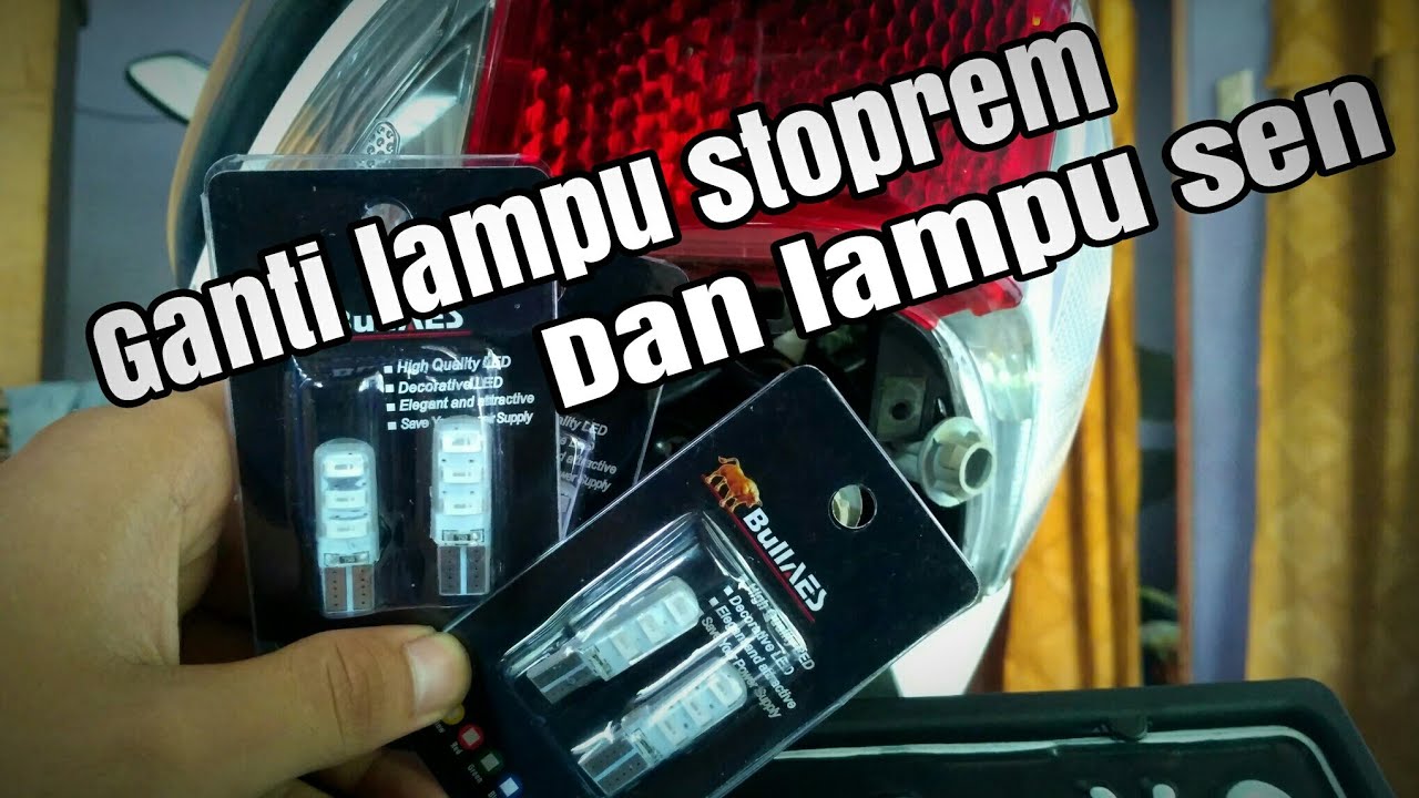 GANTI LAMPU STOPREM & LAMPU SEN |vario 110
