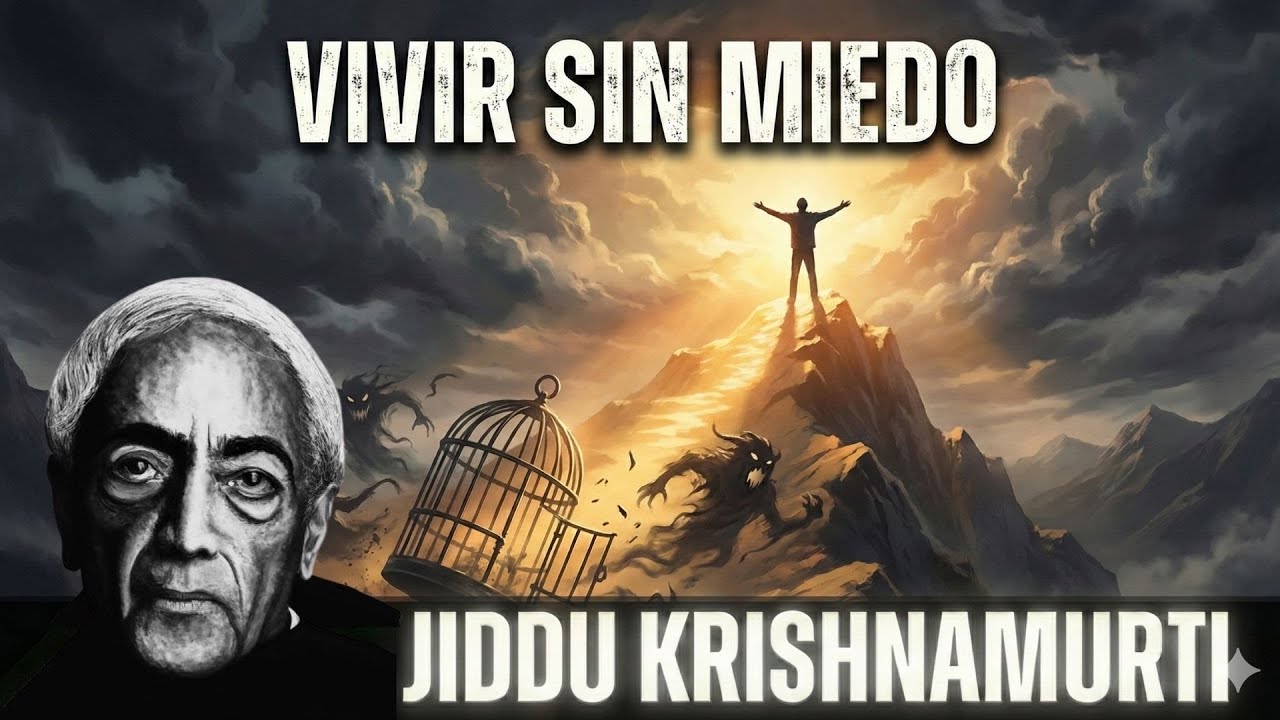 Lo Que Jiddu Krishnamurti Ense   Sobre Vivir Sin Miedo