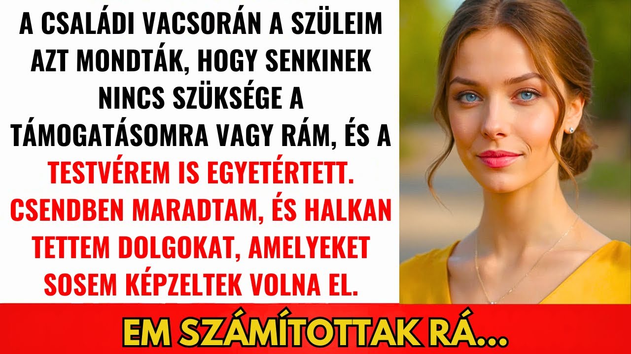 Vacsoránál Szüleim Mondták: 