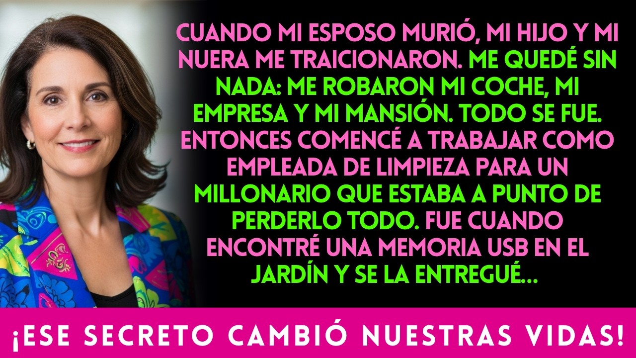 CUANDO MI ESPOSO MURIÓ, MI HIJO Y MI NUERA ME TRAICIONARON… TODO SE FUE