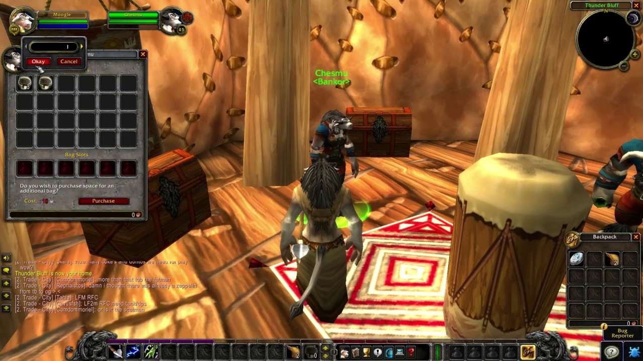 Thunder Bluff Bank location - WoW Classic