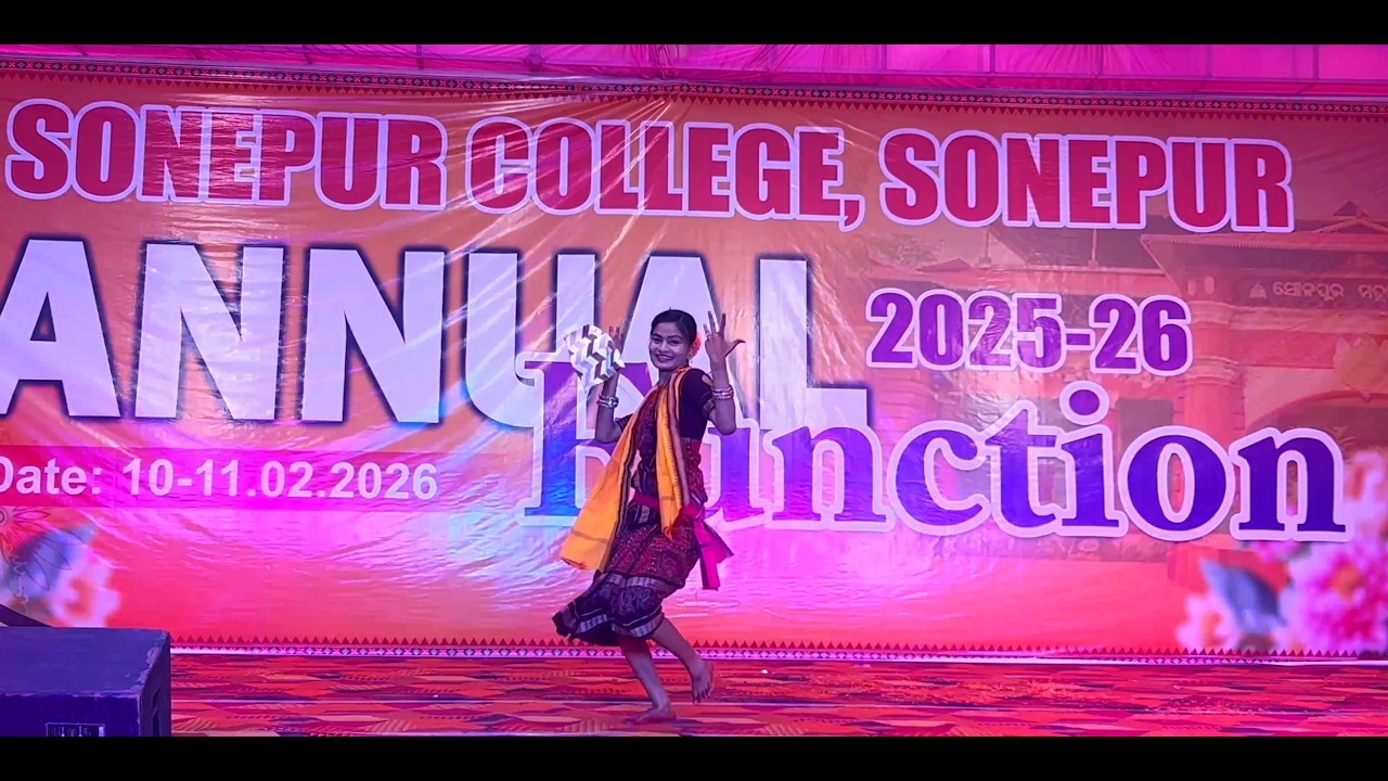 Sonepur college Sonepur!! sambalpuri folk dance !