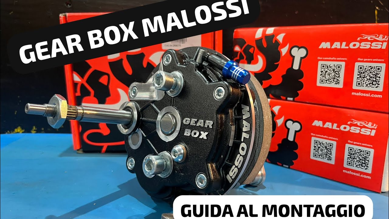 GEAR BOX MALOSSI per Piaggio Ciao Guida al montaggio