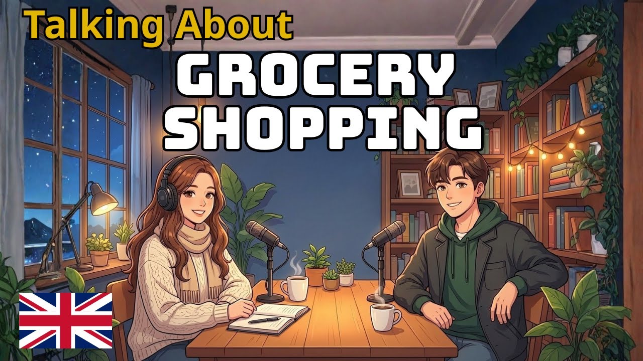 Talking About Grocery Shopping in English | Easy English Conversation Practice for Beginners