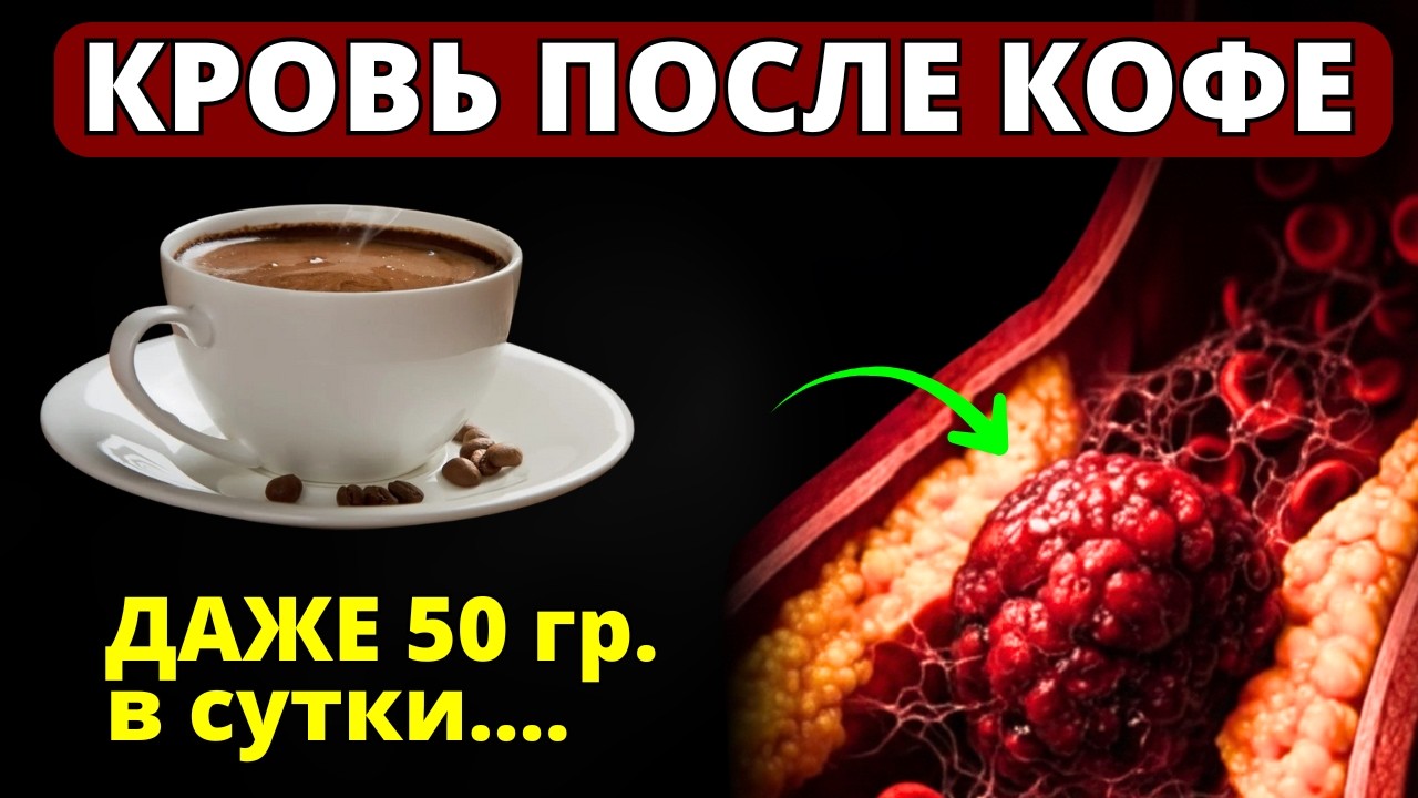 99% Людей Не ЗНАЮТ - Кофе Вызывает НЕОБРАТИМЫЕ Изменения в сосудах, мозге, крови, печени и ЖКТ