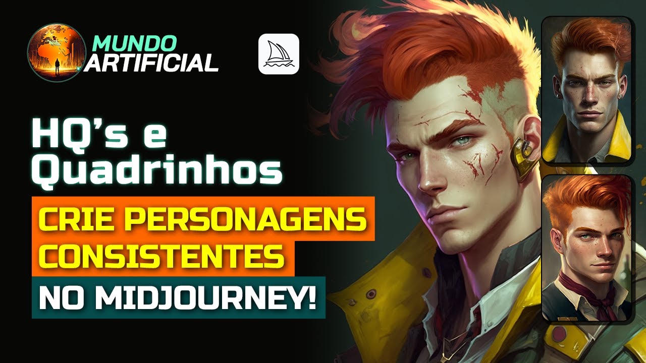 Como criar Personagens SEMPRE IGUAIS no MidJourney: dicas para HQ e quadrinho