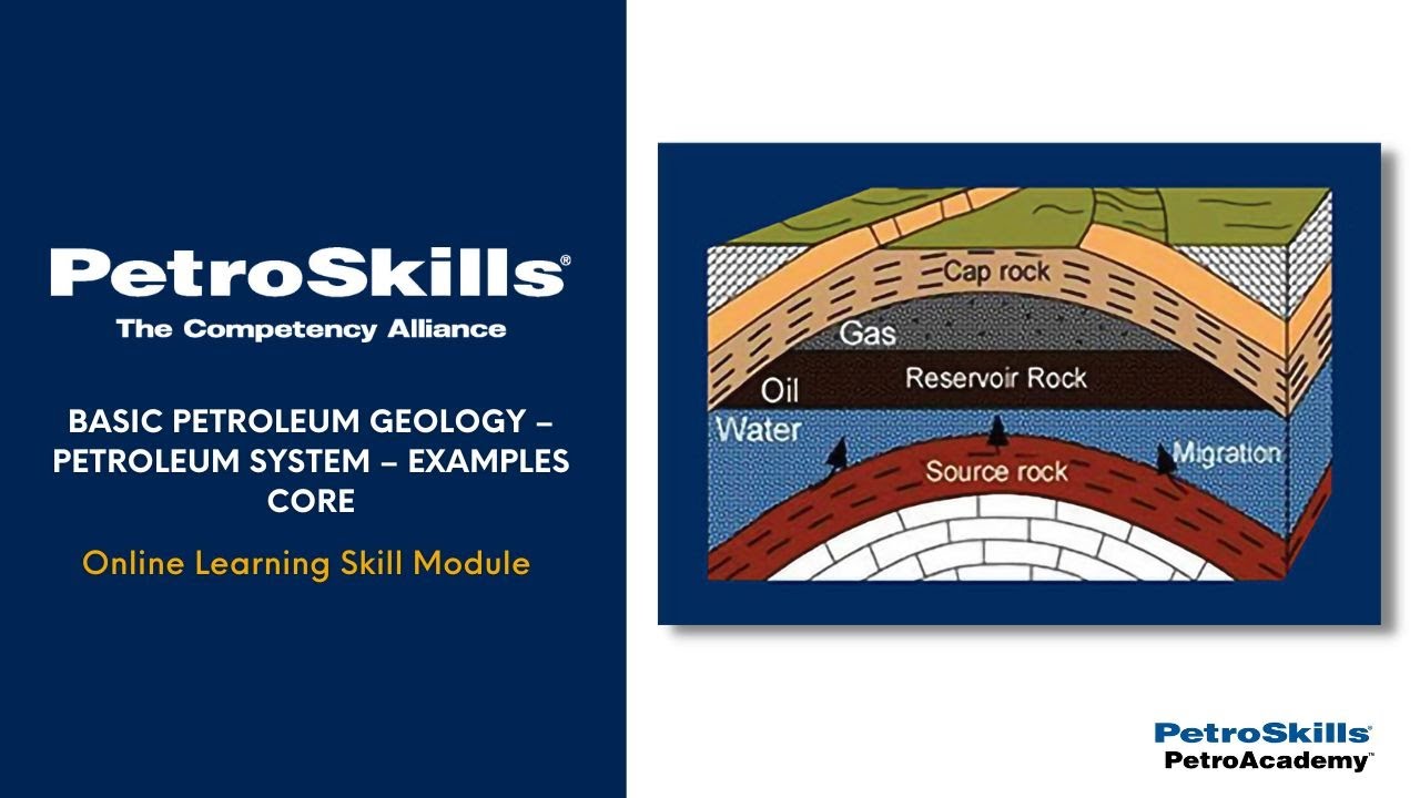 PetroSkills: Basic Petroleum Geology &ndash; Petroleum System &ndash; Examples Core - PetroAcademy eLearning