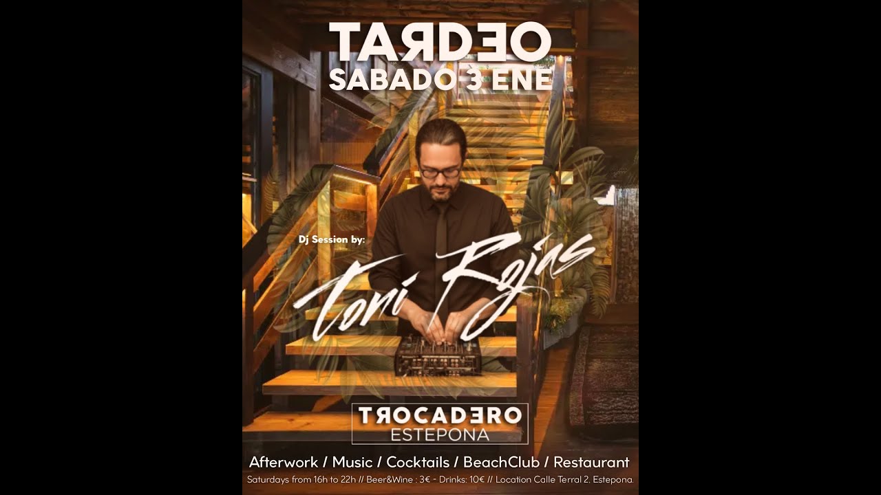 DJ TONI ROJAS @ TARDEO TROCADERO 3 ENERO 2026