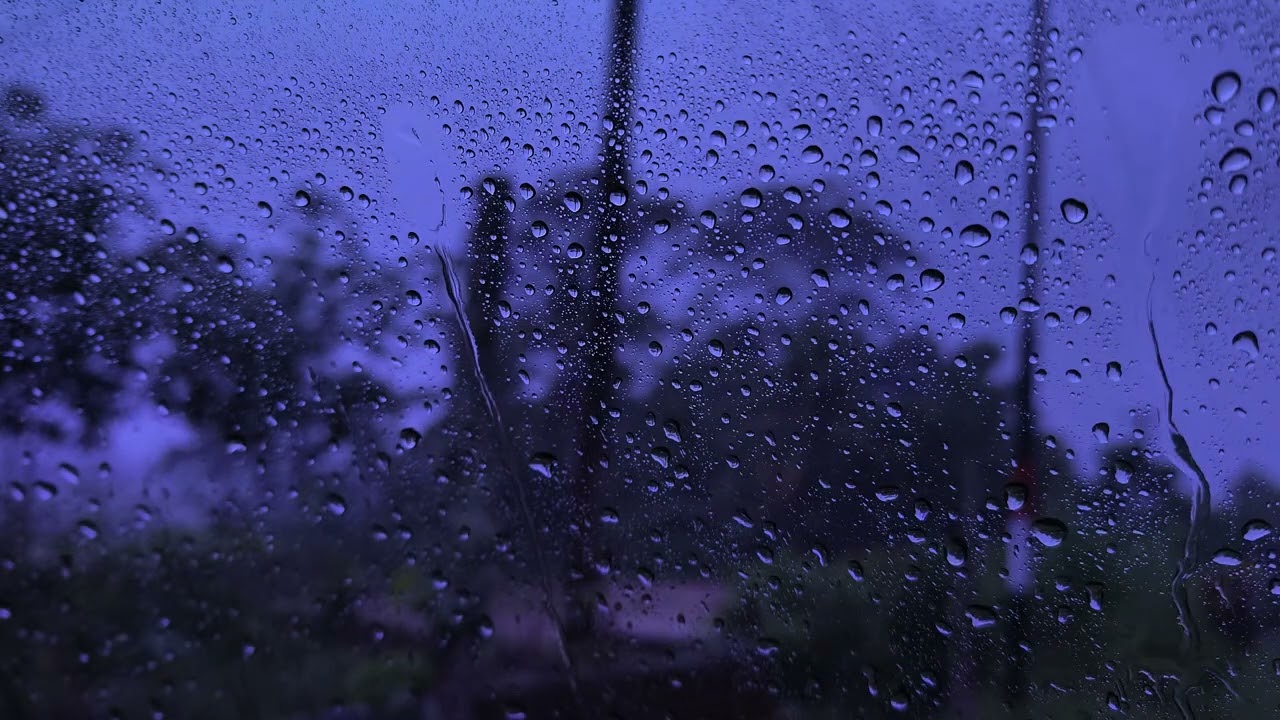Rain Sounds & Rain On Window with for Deep Sleep 🌩️ Nonstop Relaxing Rain for Sleep & Focus