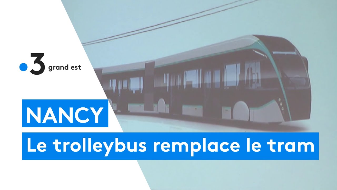 Nancy : le trolleybus remplace le tramway arrivé en bout de course