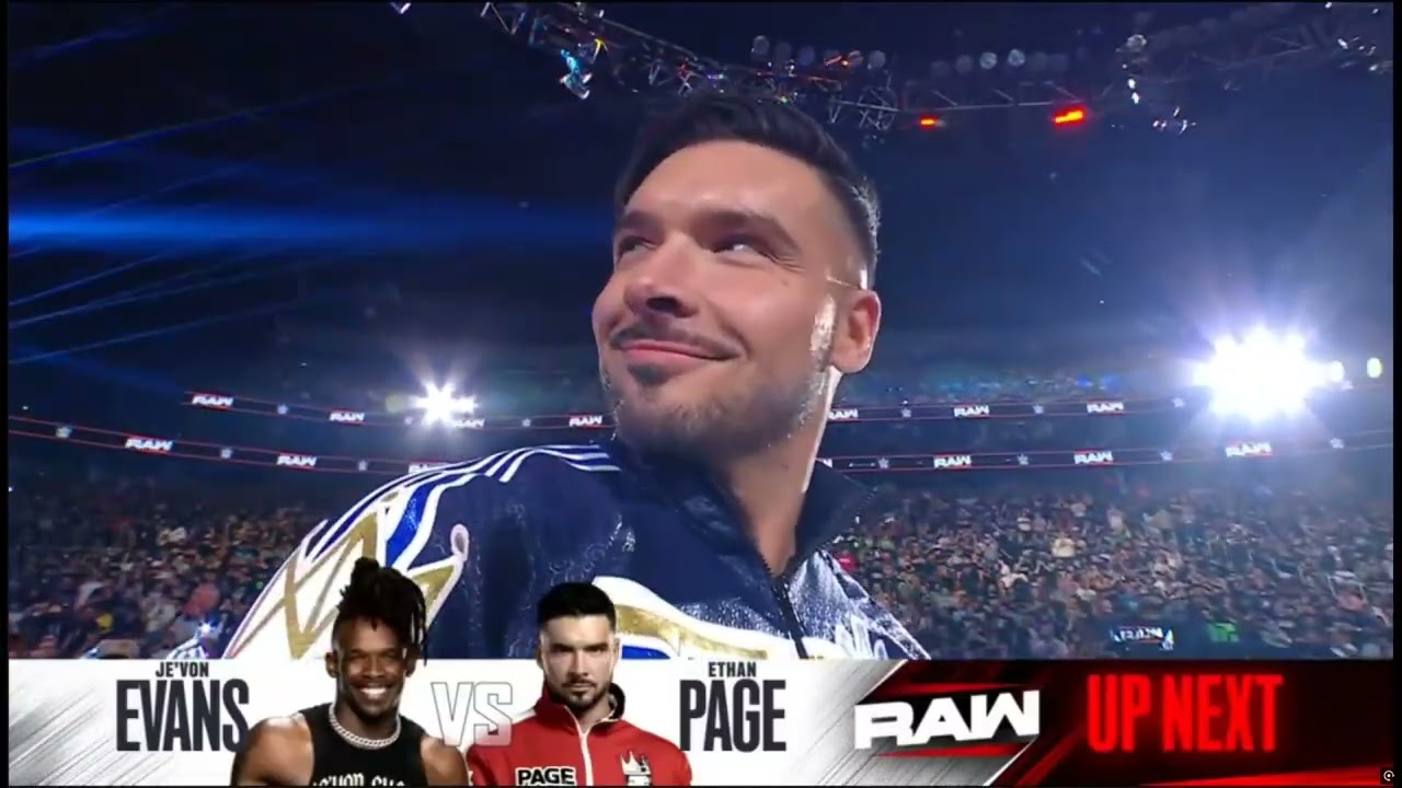 ALL EGO Ethan Page Raw debut entrance
