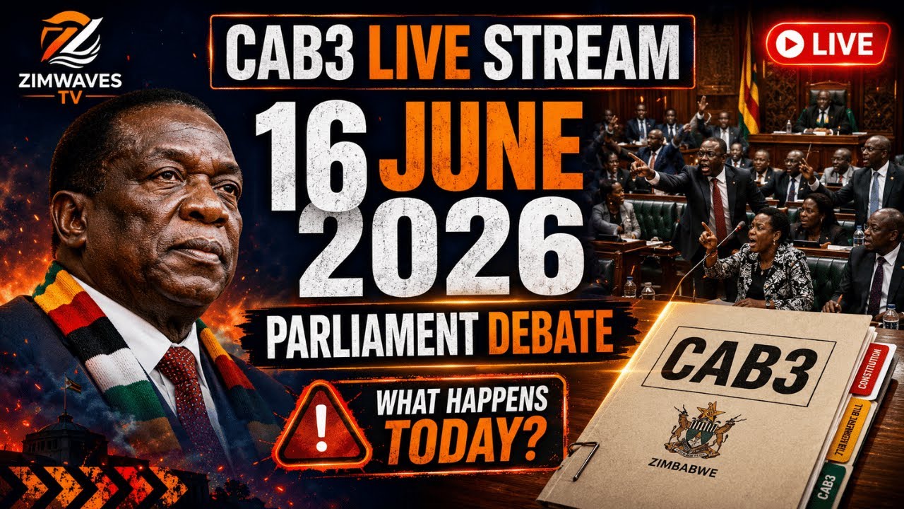 LIVE: CAB3 DEBATE IN THE ZIMBABWEAN PARLIAMENT 16 JUNE 2026