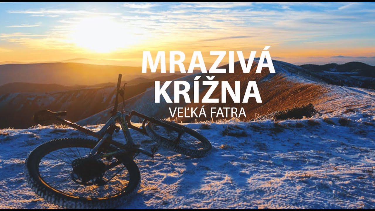 Cyklotrasa z Liptovských Revúc na Krížnu v mrazivý večer