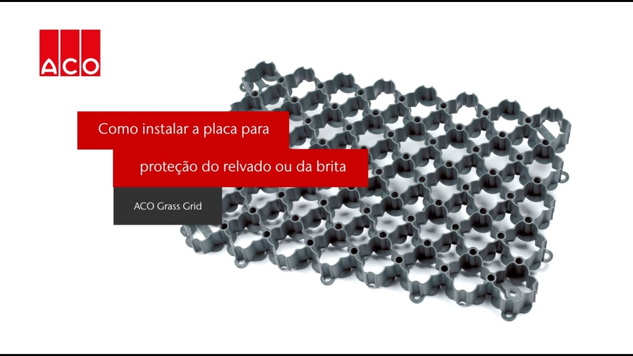 ACO | Instalação do protetor de solo Grass Grid