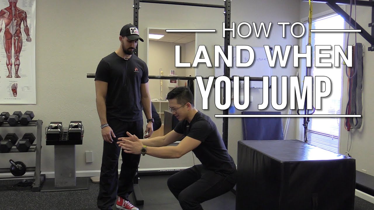 What's the right way to land when you jump?