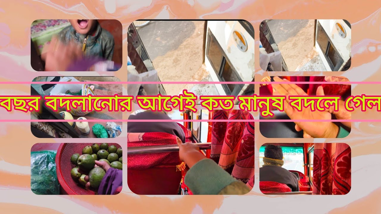 🌸নতুন বছর শুরু করলাম যাত্রা পথ দিয়ে 🚎 Roksana's vlog's 💫#minivlog 