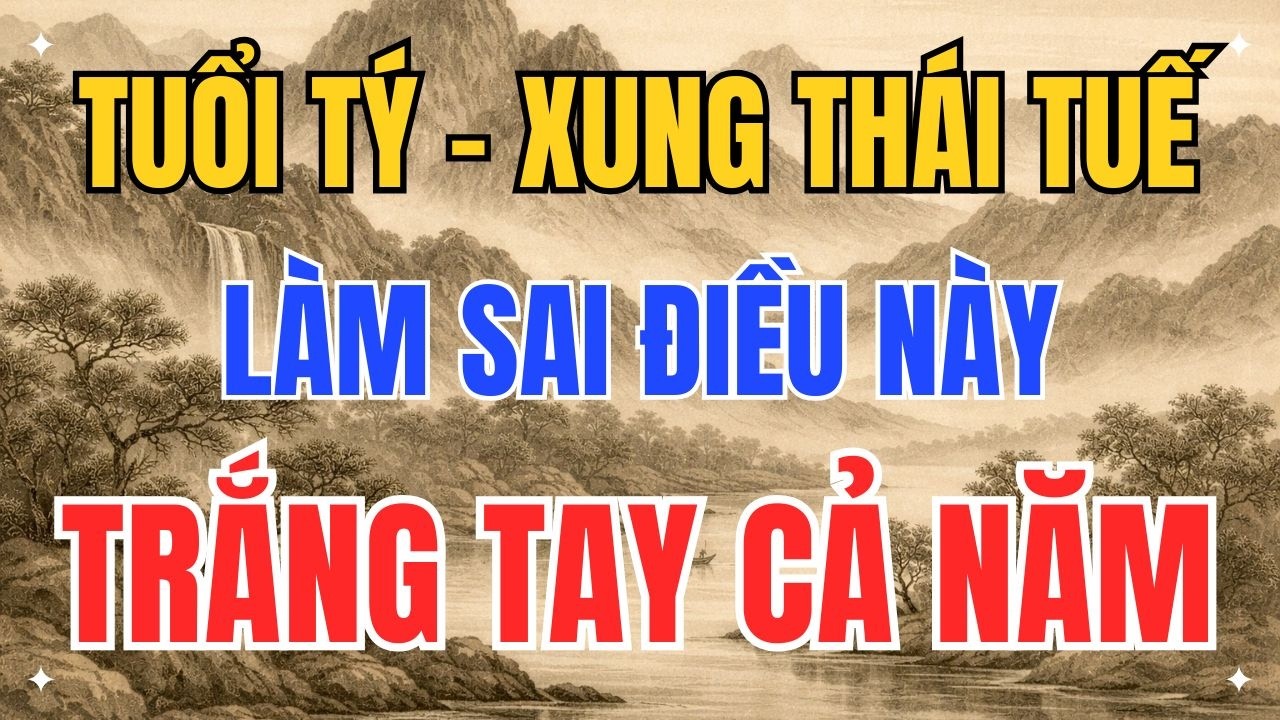 Tuổi Tý 2026: Thái Tuế Đối Diện – Sai 1 Bước Là Trắng Tay Cả Năm