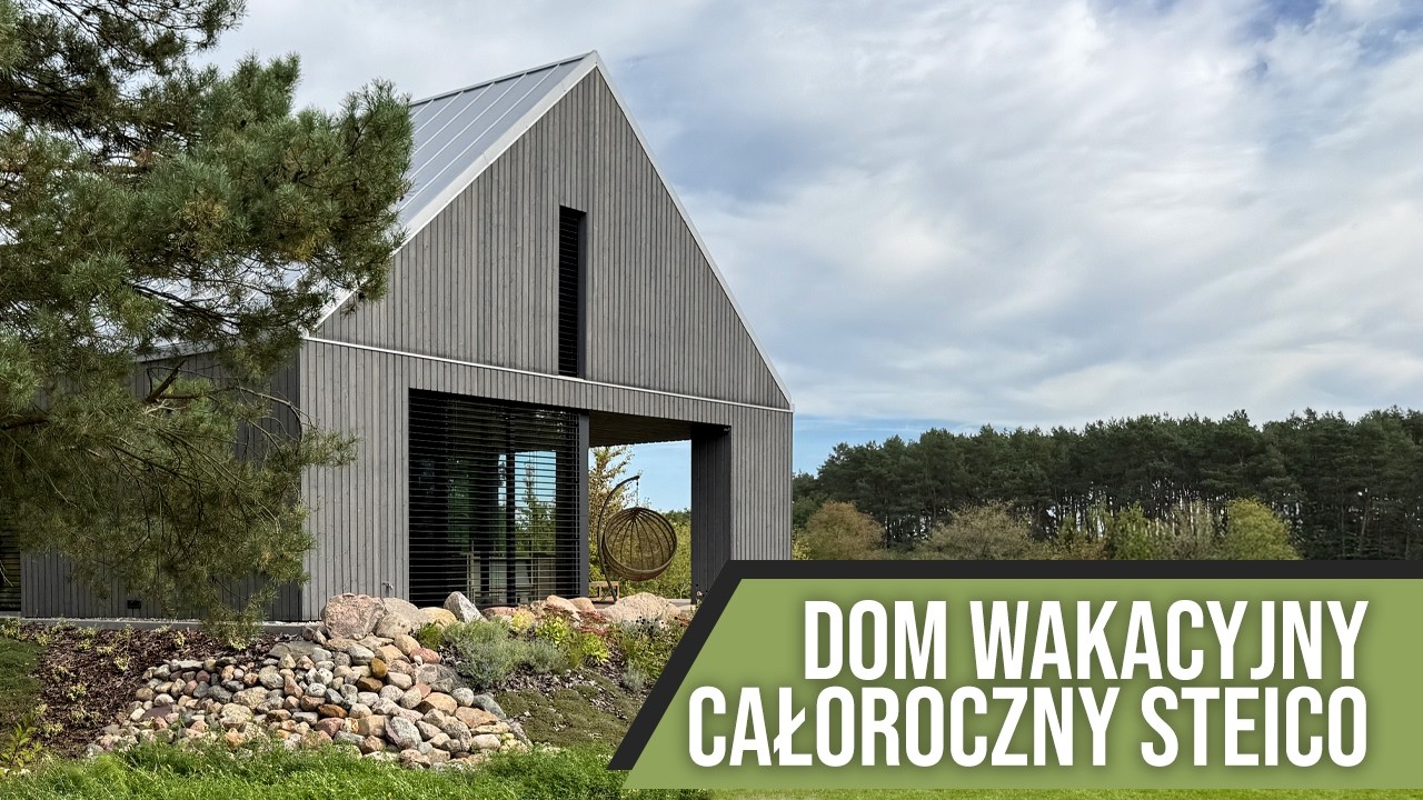 Dom Wakacyjny Całoroczny Steico | Nowoczesny Dom Drewniany 193 m&sup2;