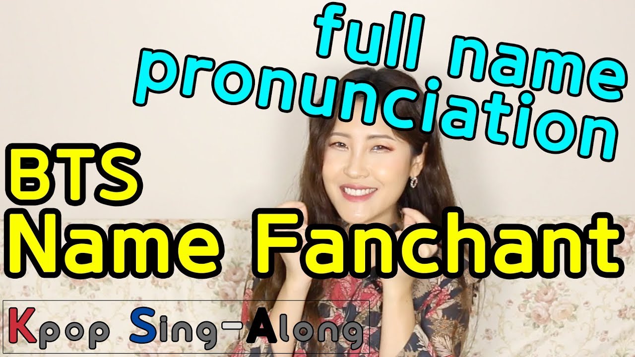 BTS Name Fanchant | full name pronunciation + tips + practice time | Kpop Sing-Along