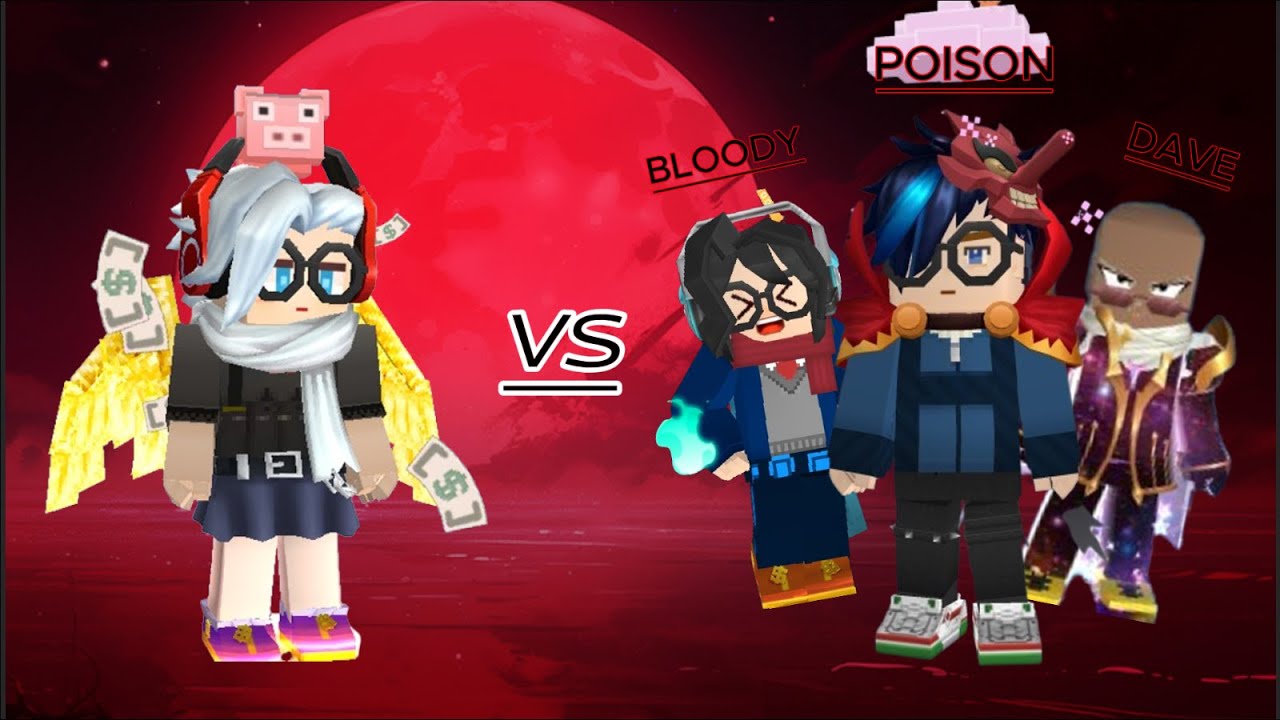 I Fought These OP Players Today in Bed Wars | Blockman Go |