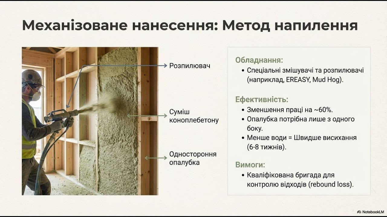 Коноплебетон у житловому будівництві