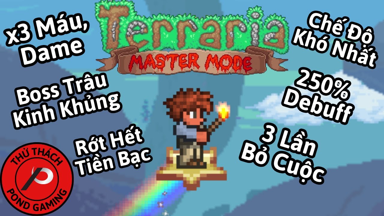 Tôi Phá Đảo Terraria Master Mode (Chế Độ Khó Nhất)