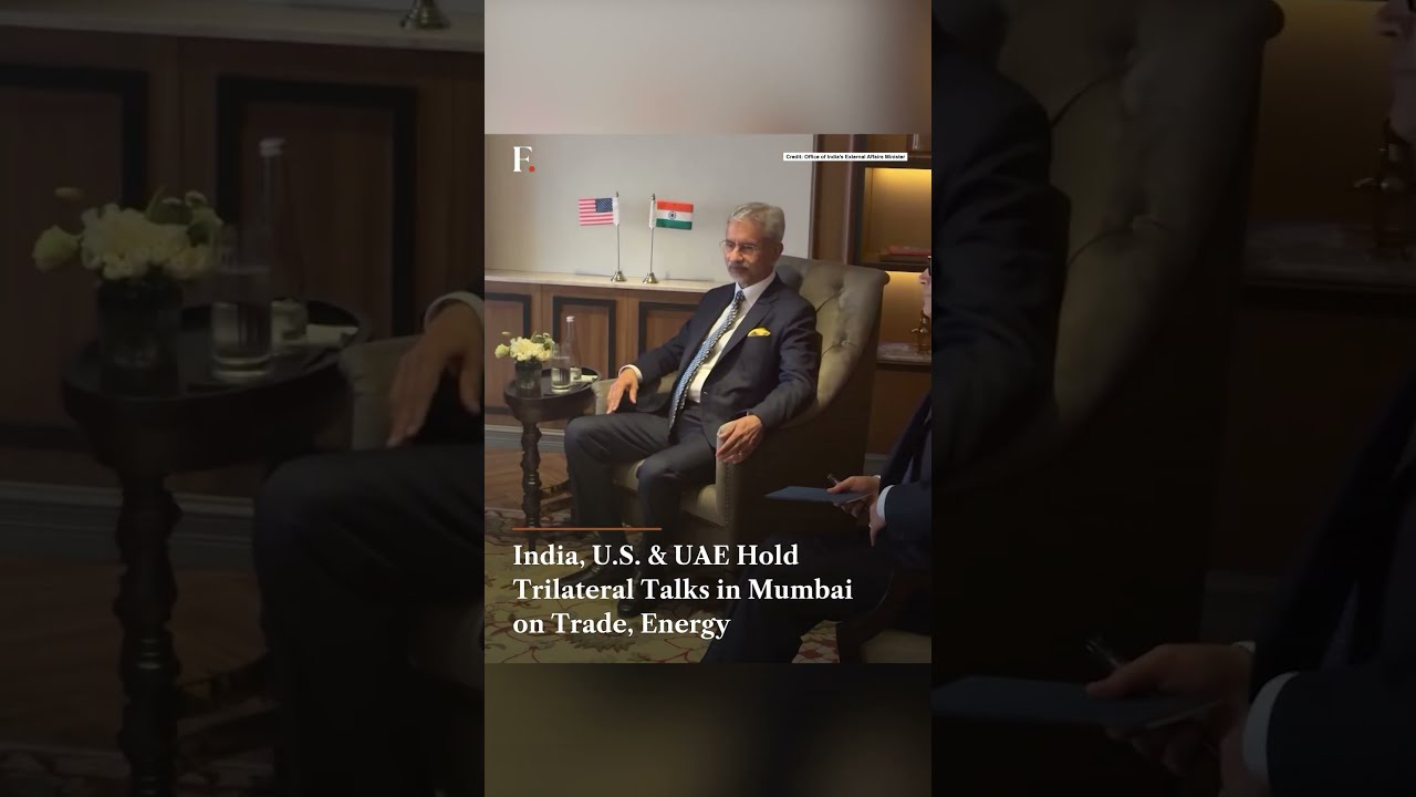 India, U.S. & UAE Hold Trilateral Talks in Mumbai on Trade, Energy | N18G