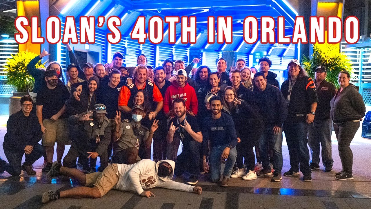 Partying Hard for Sloan's 40th Birthday in Orlando! Music Video