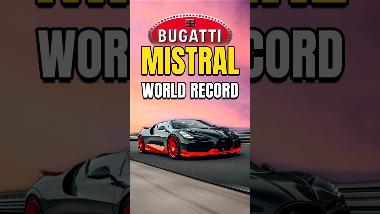Bugatti Mistral New World Record!!