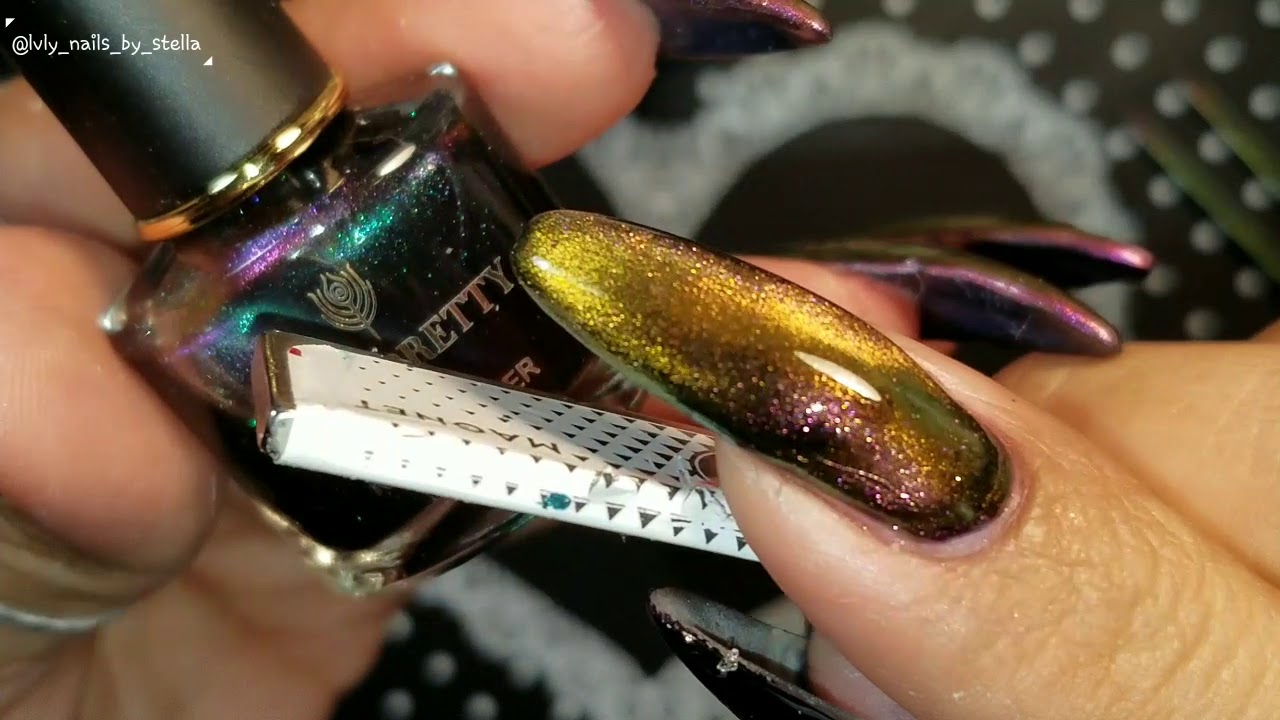 Born Pretty Amazon BP Magnetic Cat Eye Chameleon 3D Lacquer Review 💅