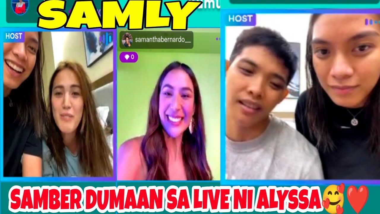 PART2! #SAMLY❤️ SAMBER DUMAAN SA LIVE NI ALYSSA VALDEZ & TOTS CARLOS ON KUMU LIVE UPDATE