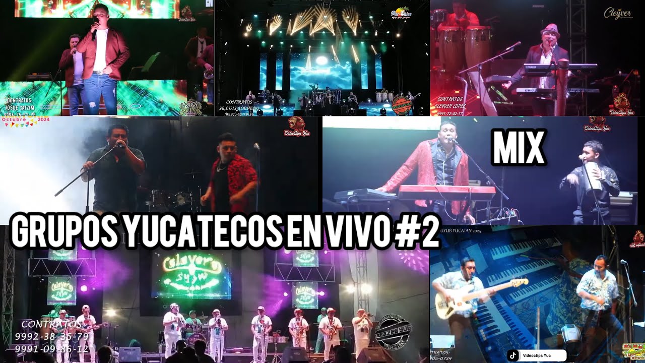 ✨Los Mejores Grupos Yucatecos En Vivo 2025 Mix Para Bailar Buenas Cumbias para bailar toda la noche✨