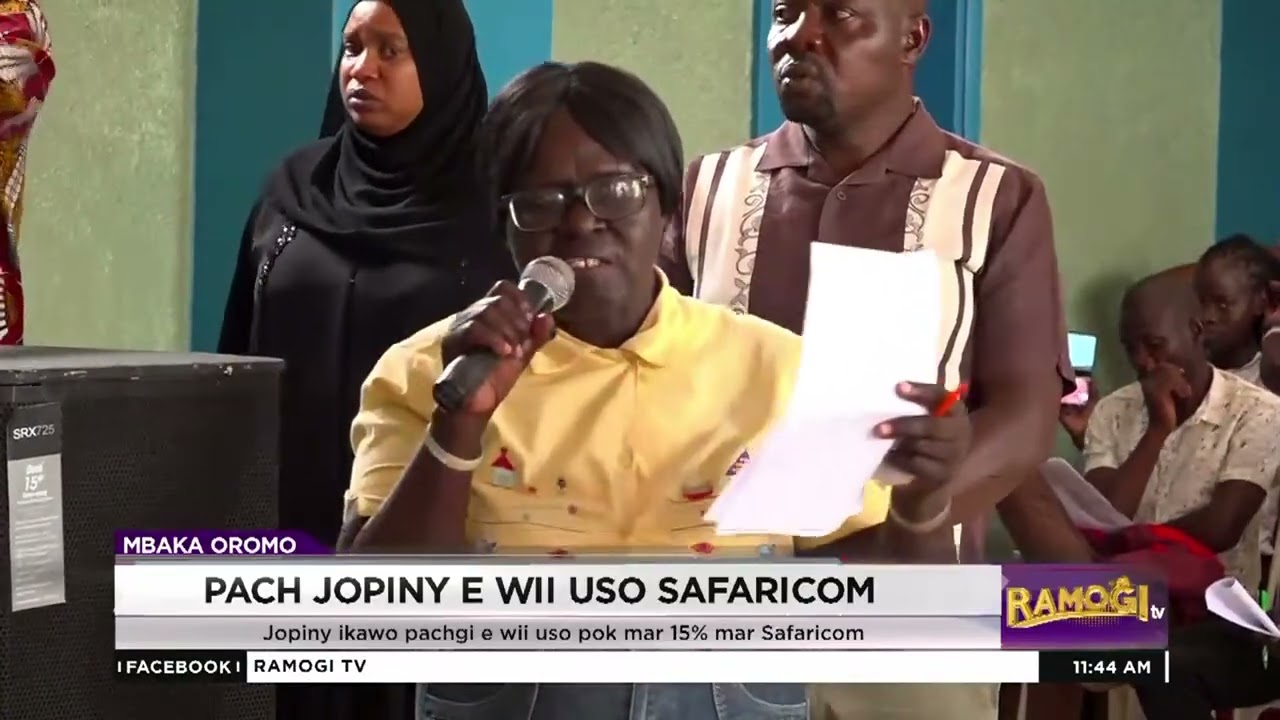 KISUMU: Pach jopiny ewi uso Safaricom | #MBAKAOROMO